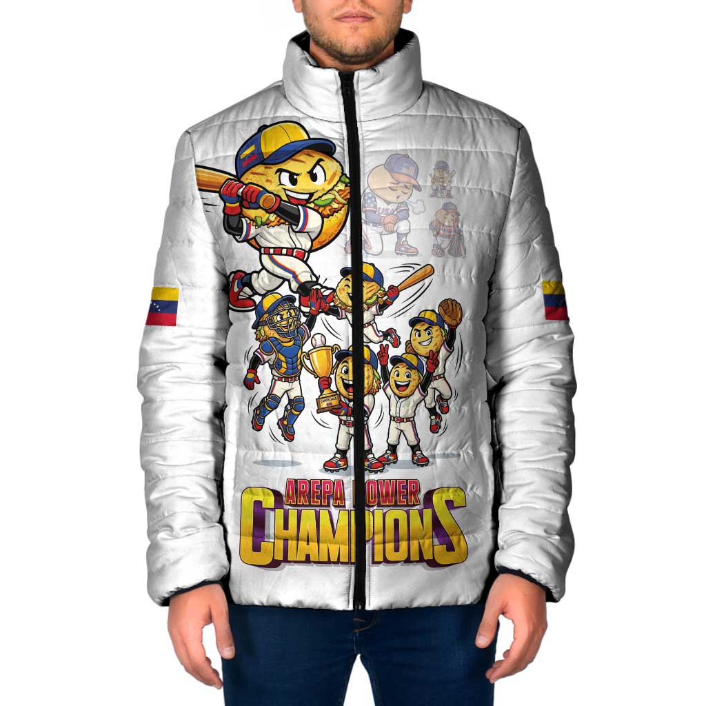 Venezuela Baseball Champions Padded Jacket Glory Arepa Team