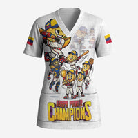 Venezuela Baseball Champions Scrub Top Glory Arepa Team