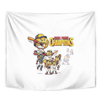 Venezuela Baseball Champions Tapestry Glory Arepa Team
