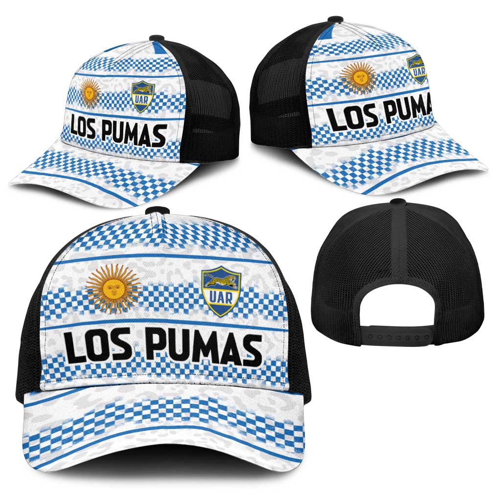 Argentina Rugby Baseball Net Cap Los Pumas Jaguar Race Style - Wonder Print Shop