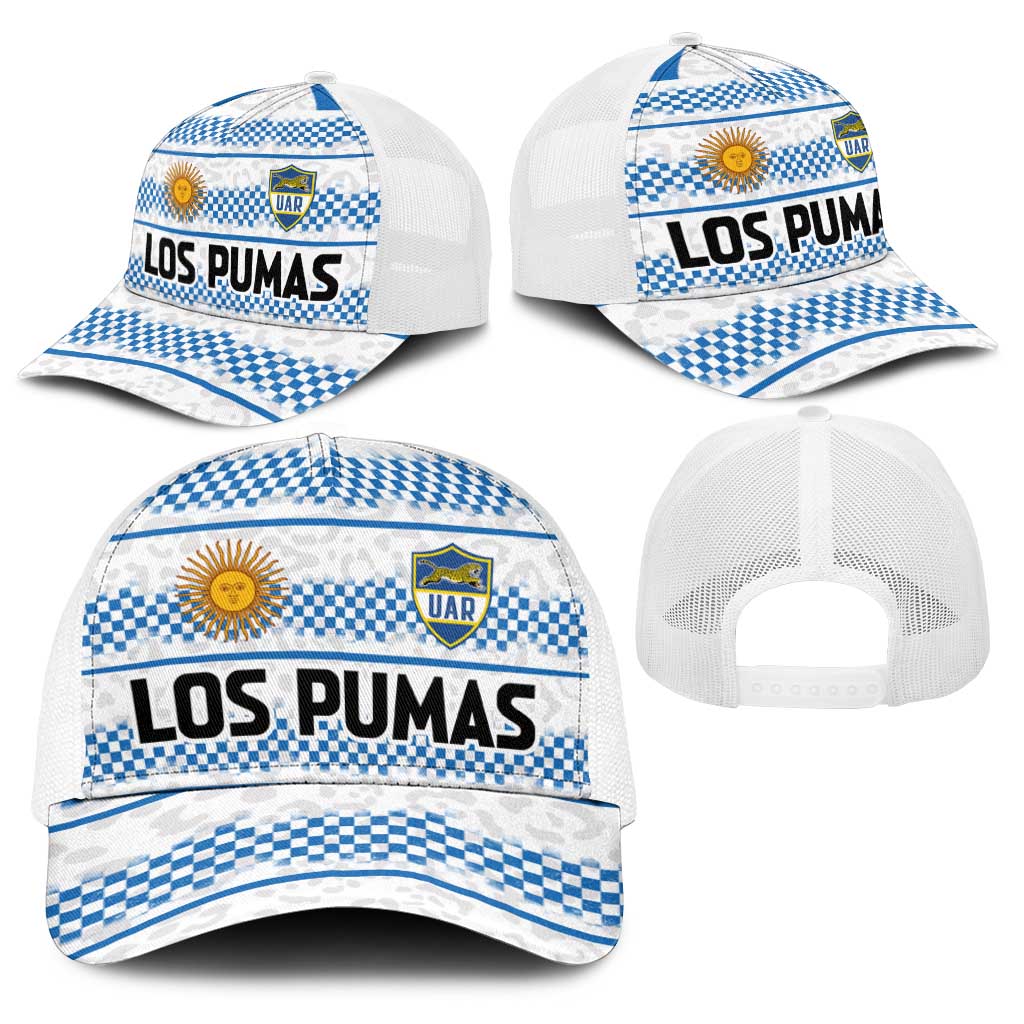 Argentina Rugby Baseball Net Cap Los Pumas Jaguar Race Style - Wonder Print Shop