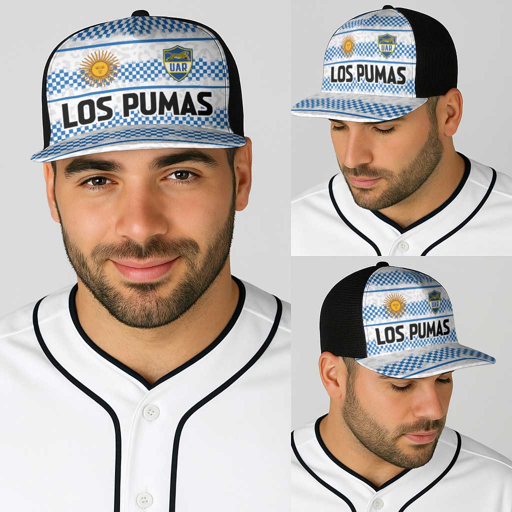Argentina Rugby Baseball Net Cap Los Pumas Jaguar Race Style - Wonder Print Shop