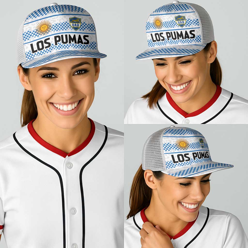 Argentina Rugby Baseball Net Cap Los Pumas Jaguar Race Style - Wonder Print Shop