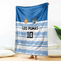 Argentina Rugby Custom Blanket Los Pumas Jaguar Race Style - Wonder Print Shop