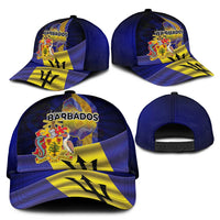 Barbados Independence Day Classic Cap Coat of Arms with Freedom Emblems - Wonder Print Shop
