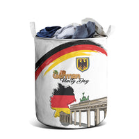 German Unity Day Laundry Basket Deutschland-Brandenburg Gate with Map