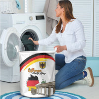 German Unity Day Laundry Basket Deutschland-Brandenburg Gate with Map