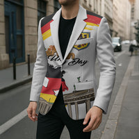German Unity Day Blazer Deutschland-Brandenburg Gate with Map