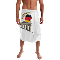 German Unity Day Lavalava Deutschland-Brandenburg Gate with Map
