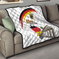 German Unity Day Quilt Deutschland-Brandenburg Gate with Map