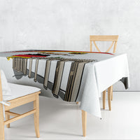 German Unity Day Tablecloth Deutschland-Brandenburg Gate with Map