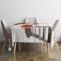 German Unity Day Tablecloth Deutschland-Brandenburg Gate with Map