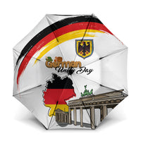 German Unity Day Umbrella Deutschland-Brandenburg Gate with Map