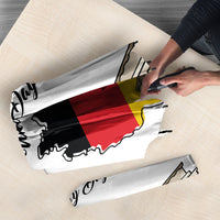 German Unity Day Umbrella Deutschland-Brandenburg Gate with Map