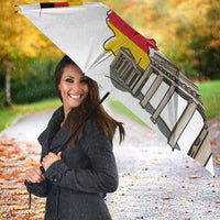 German Unity Day Umbrella Deutschland-Brandenburg Gate with Map