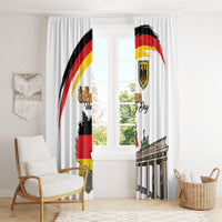 German Unity Day Window Curtain Deutschland-Brandenburg Gate with Map