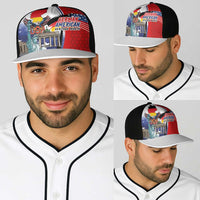 German American Heritage Month Baseball Net Cap USA Bald Eagle with Brandenburg Gate