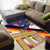 German American Heritage Month Area Rug United States Eagle and Brandenburg Gate with National Flag - Wonder Print Shop