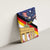 German American Heritage Month Canvas Wall Art United States Eagle and Brandenburg Gate with National Flag - Wonder Print Shop