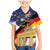 German American Heritage Month Family Matching Mermaid Dress and Hawaiian Shirt United States Eagle and Brandenburg Gate with National Flag - Wonder Print Shop