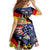 German American Heritage Month Family Matching Off Shoulder Maxi Dress and Hawaiian Shirt United States Eagle and Brandenburg Gate with National Flag - Wonder Print Shop