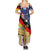 German American Heritage Month Family Matching Summer Maxi Dress and Hawaiian Shirt United States Eagle and Brandenburg Gate with National Flag - Wonder Print Shop