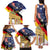 German American Heritage Month Family Matching Tank Maxi Dress and Hawaiian Shirt United States Eagle and Brandenburg Gate with National Flag - Wonder Print Shop