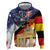 German American Heritage Month Hoodie United States Eagle and Brandenburg Gate with National Flag - Wonder Print Shop