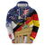 German American Heritage Month Hoodie United States Eagle and Brandenburg Gate with National Flag - Wonder Print Shop