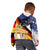 German American Heritage Month Kid Hoodie United States Eagle and Brandenburg Gate with National Flag - Wonder Print Shop