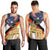 German American Heritage Month Men Tank Top United States Eagle and Brandenburg Gate with National Flag - Wonder Print Shop