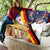 German American Heritage Month Quilt United States Eagle and Brandenburg Gate with National Flag