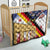 German American Heritage Month Quilt United States Eagle and Brandenburg Gate with National Flag