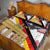 German American Heritage Month Quilt Bed Set United States Eagle and Brandenburg Gate with National Flag