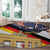 German American Heritage Month Round Carpet United States Eagle and Brandenburg Gate with National Flag