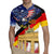 German American Heritage Month Rugby Jersey United States Eagle and Brandenburg Gate with National Flag