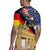 German American Heritage Month Rugby Jersey United States Eagle and Brandenburg Gate with National Flag