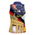 German American Heritage Month Women Sleeveless Polo Shirt United States Eagle and Brandenburg Gate with National Flag