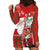 Australian Christmas Hoodie Dress - Santa Koala Kangaroo and Holiday Cheer