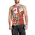 Canadian Christmas Men Tank Top A Merry Xmas Santa and Funny Moose - Wonder Print Shop