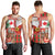 Canadian Christmas Men Tank Top A Merry Xmas Santa and Funny Moose - Wonder Print Shop