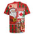 Canadian Christmas Rugby Jersey A Merry Xmas Santa and Funny Moose - Wonder Print Shop