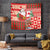 Canadian Christmas Tapestry A Merry Xmas Santa and Funny Moose