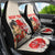 Personalised Japanese Culture Hawaii Style Car Seat Cover Japanese Samurai with Hawaiian Pattern - Wonder Print Shop