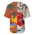 Japanese Culture Hawaii Style Baseball Jersey Mauna Kea and Fuji Mountains - Wonder Print Shop