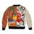 Japanese Culture Hawaii Style Bomber Jacket Mauna Kea and Fuji Mountains - Wonder Print Shop