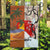 Japanese Culture Hawaii Style Garden Flag Mauna Kea and Fuji Mountains - Wonder Print Shop