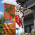 Japanese Culture Hawaii Style Garden Flag Mauna Kea and Fuji Mountains - Wonder Print Shop