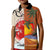 Japanese Culture Hawaii Style Kid Polo Shirt Mauna Kea and Fuji Mountains - Wonder Print Shop