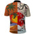 Japanese Culture Hawaii Style Polo Shirt Mauna Kea and Fuji Mountains - Wonder Print Shop